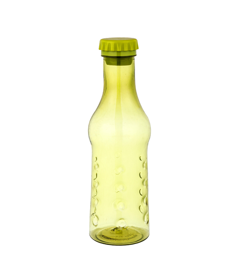 700ml Explosion-Proof Transparent Food Grade Silicone Stopper Lid Tritan Soda Bottle